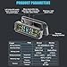 MINGLEA Solar Tire Pressure Systems for Car SUVs and Trucks with Intelligent Real Time Alerts Long Trips Safe Driving