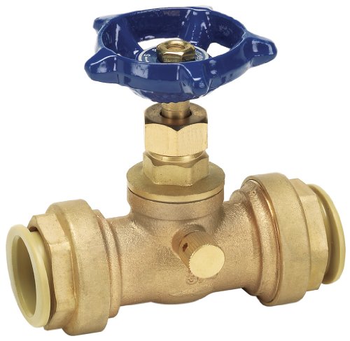 Image of P220-8-34 Push-Fit Stop and Waste Valve, Brass, 3 /4-Inch
