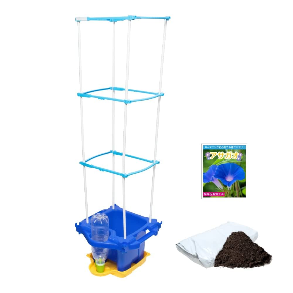 Amazon.co.jp: A-ITEM アサガオ栽培キット 豪華7点セット 成長
