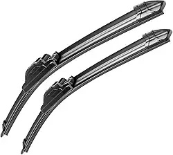 Par Palheta Limpador Parabrisa Dianteiro Encaixe Gancho Durável Reforçado Compatível Com (Versa 2011 á 2020)