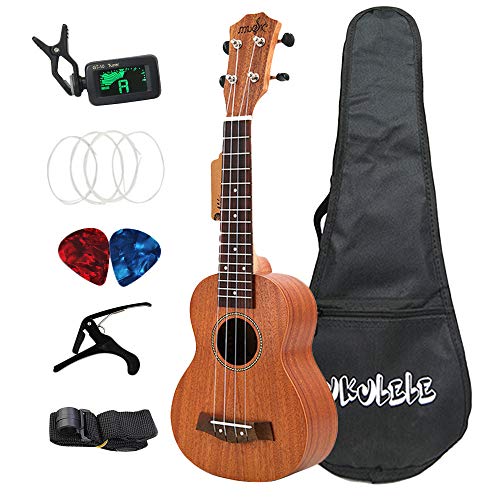 PRIZOM UkuléLé 21 Pouces Sapele Soprano 15 Frettes Mini Hawaii Kits Complets Guitare UkuléLé pour DéButant Enfants - Les Beatles, Paul McCartney, John Lennon, RIngo Starr, George Harrison PRIZOM UkuléLé 21 Pouces Sapele Soprano 15 Frettes Mini Hawaii Kits Complets Guitare UkuléLé pour DéButant Enfants