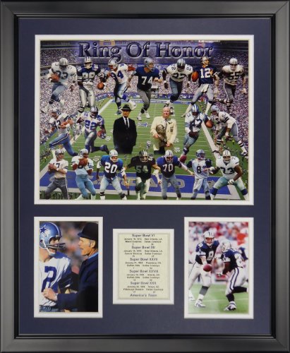 Legends Never Die Dallas Cowboys Framed Photo Collage - Ring of Honor, 16
