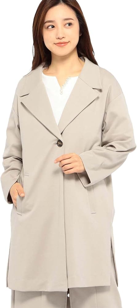 Amazon | [ミッシュマッシュ] コート チェスターコート ベーシック