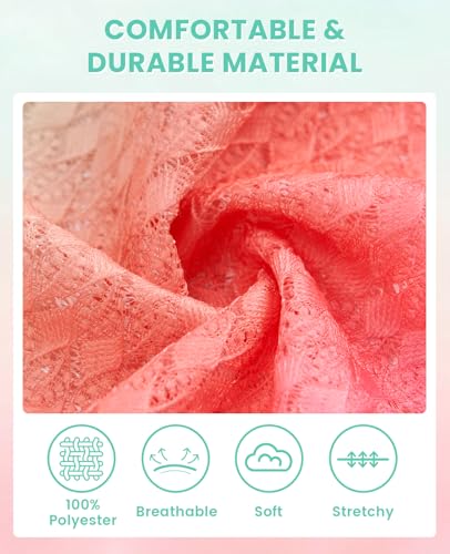 Gogokids Mädchen Strandkleid A-Linie Überwurf, Ärmelloser Maschen Bikini-Überwurf, Leichtes Strand-Outfit für Kinder-Badeanzüge zum Schwimmen in den Sommerferien