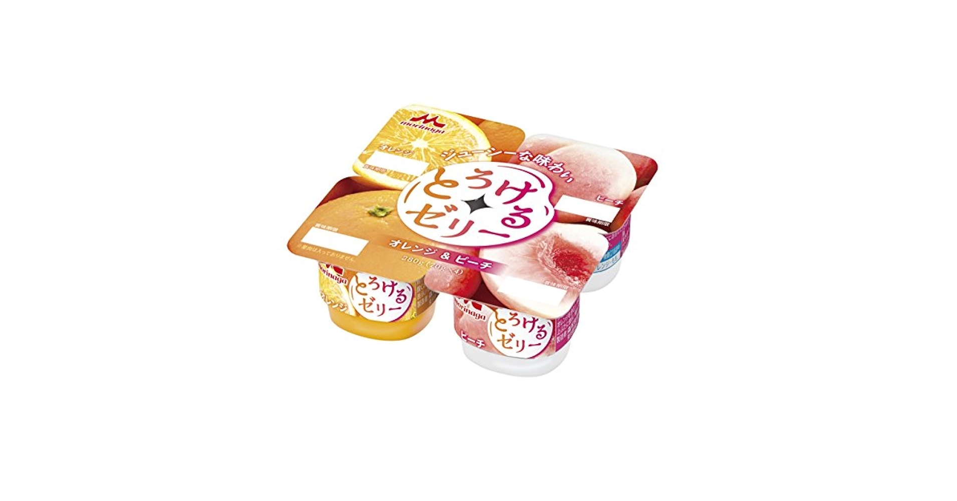 森永 Amazon.co.jp: [冷蔵] 森永乳業 とろけるゼリー4P オレンジ