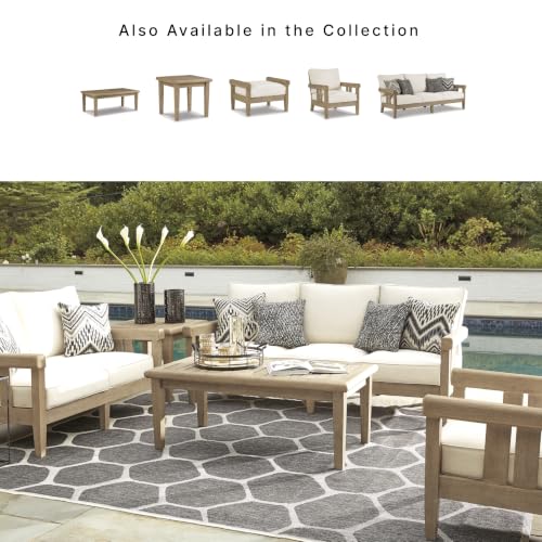 Signature Design by Ashley Wood Outdoor Coffee Table, Grayish Brown - image 4