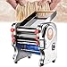 Tirapasta Elettrico Professionale Commerciale, Elettrica Macchina Per Pasta Fresca Sfogliatrice In Acciaio Inox, Macchina per Fare Pasta Larga e Sottile, Ideale per Pizza, Pane e Pasta Sfoglia immagine