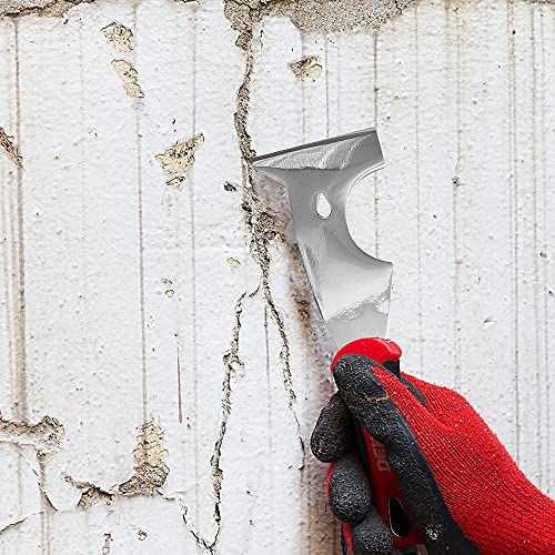 Dekton 2.5"Professional Scraper-Heavy Duty Stainless Sturdy Steel Blade| Ergonomic Rubber Grip Handle For Comfort| 2.5" Blade| Ideal For Scraping Wallpaper, Filling Cracks And Repairing Holes| Durable 4 Dekton 2.5"Professional Scraper-Heavy Duty Stainless Sturdy Steel Blade| Ergonomic Rubber Grip Handle For Comfort| 2.5" Blade| Ideal For Scraping Wallpaper, Filling Cracks And Repairing Holes| Durable - Image 4