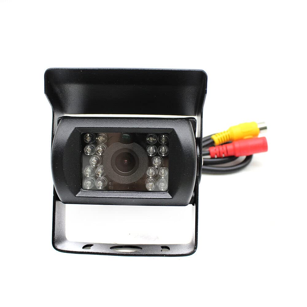 Bezprzewodowa kamera cofania z noktowizorem, radiowa pomoc przy parkowaniu z wyświetlaczem LCD 7", 18 diod LED na podczerwień, widoczność w nocy, wodoszczelność IP67, bezprzewodowa kamera samochodowa do przyczep, autobusów, ciężarówek