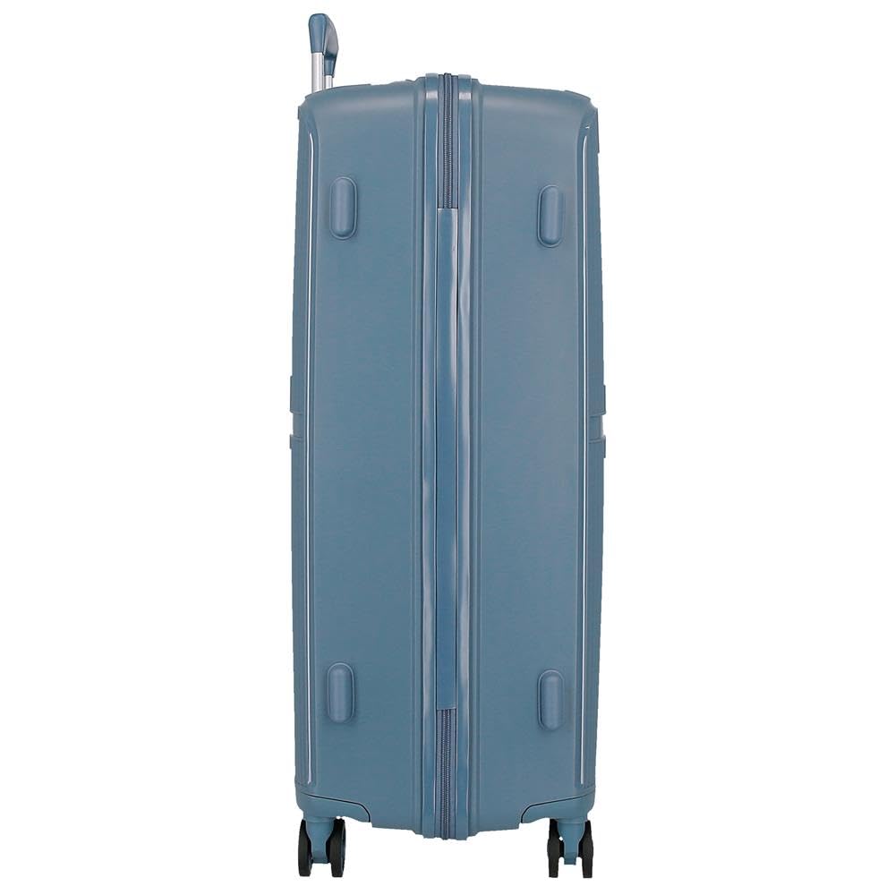 Movom Noon Duża walizka Niebieski 51x76x33 cm Twardy 4,58 kg Polipropylen TSA 4,58 kg 109LExtensible, Niebieski, Talla única, Duża walizka