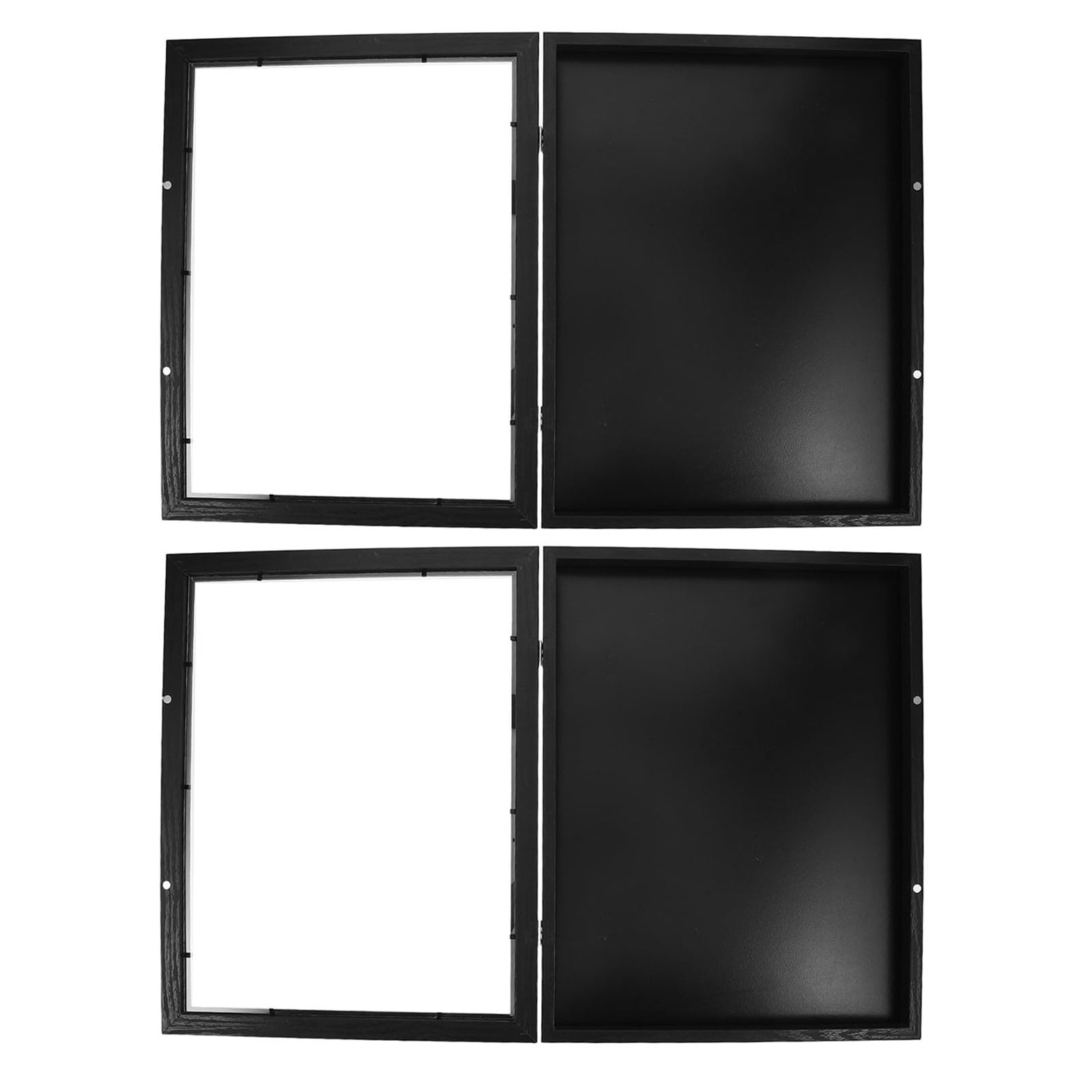 PRETYZOOM 2 Piezas Marco de Madera Negro para Camisetas Deportivas de 35,5x28cm Diseño Acrílico Protector y Funcionalidad Multipropósito Adecuado para Clubes y Oficinas