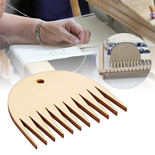 Weaving Comb,11 Teeth Tapestry Weaving Comb Wooden Weaves Combs Tapestry Weavings Combs Tool DIY Braided Accessories for Handcrafts