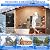 Natural Gas Tankless Water Heater,5.26GPM 20L Outdoor,Instant Hot Natural Gas Water Heater with Fahrenheit Digital Display,Multi-Protection