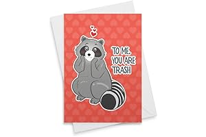 Funny Raccoon Valentine's Card: Express Your Love with a Dash of Humor