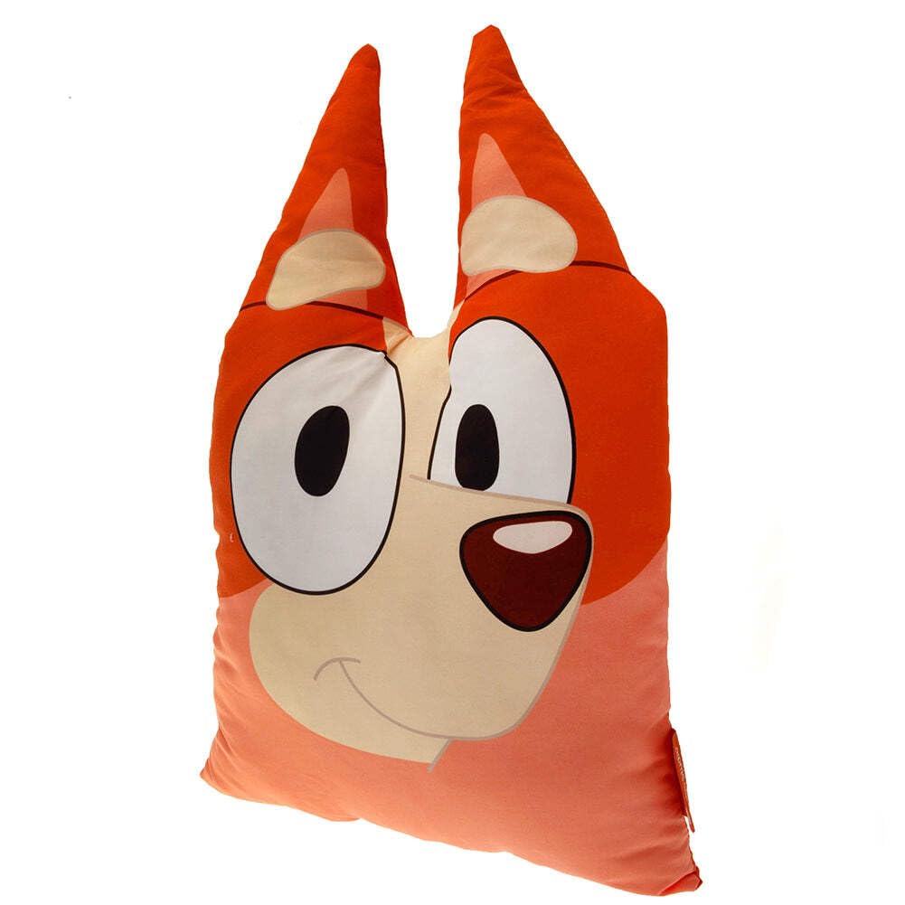 Bluey Orange Bingo Shaped Cushion 50 X 30Cm