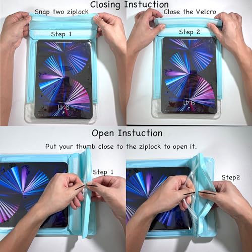 Estuche impermeable para mapas de 13 pulgadas con cover transparente para tablet miniatura 6