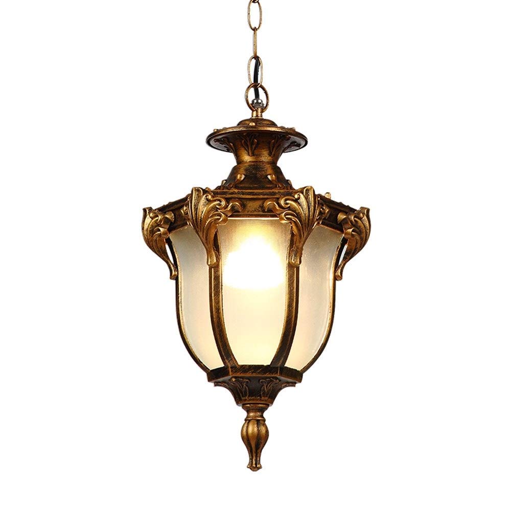 Lampe IP54 étanche et lanterne de plafond extérieure pour sécurité patio