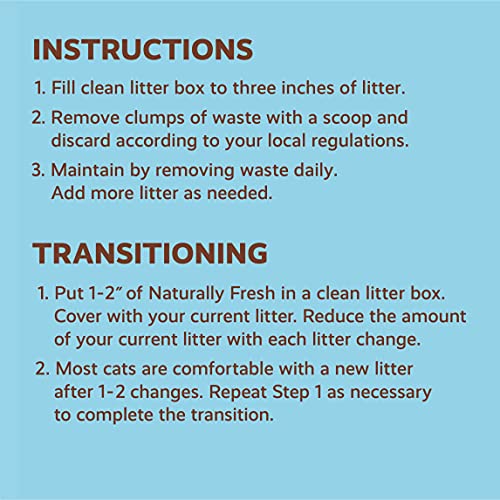 Eco-Shell Naturally Fresh Cat Litter Made from Walnut Shells, Multi Cat, Unscented, Biodegradable, Dust-Free, Sustainable, 40 Lbs
