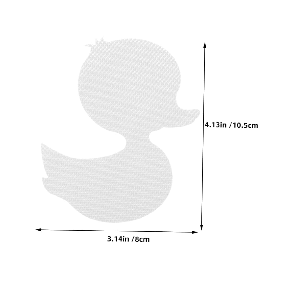 Cabilock 20pcs Duck Bath Non Slip Stickers Cartoon Duck Decals for Bathtub Fun Decorative Floor Stickers for Safety Easy Installation Slip Treads for Bathroom Decor