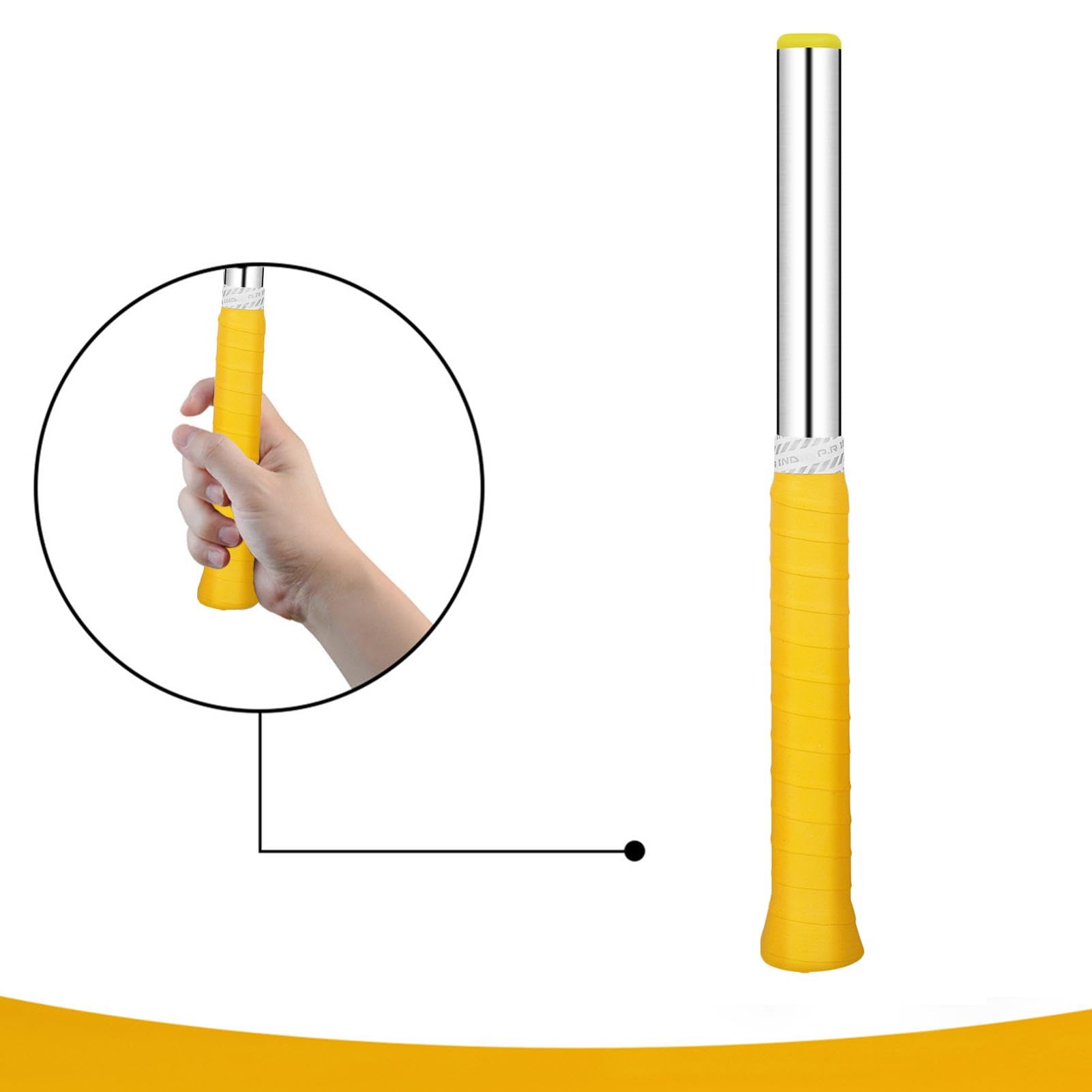Badminton Swing Trainer | Strumento di allenamento per badminton con suono | Accessori da badminton, strumento di pratica per principianti e professionisti, migliora l'oscillazione e la precisione