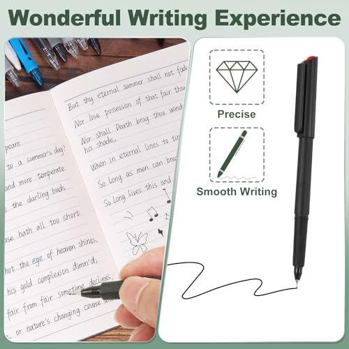 M&G Bolígrafos Roller 0.5mm Pack 12 Tinta Negra miniatura 3