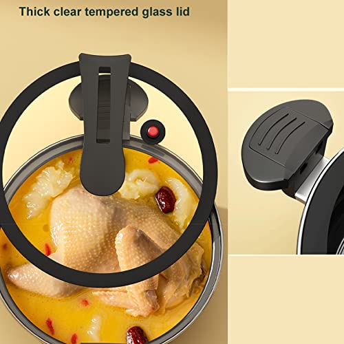 MidiLi-55L-Pressure-Cooker-Non-Stick-Pot-with-Glass-Lid-Pot-Stew-Pot-Kitchen-for-Cooking-Soups-and-Rice-Recipes