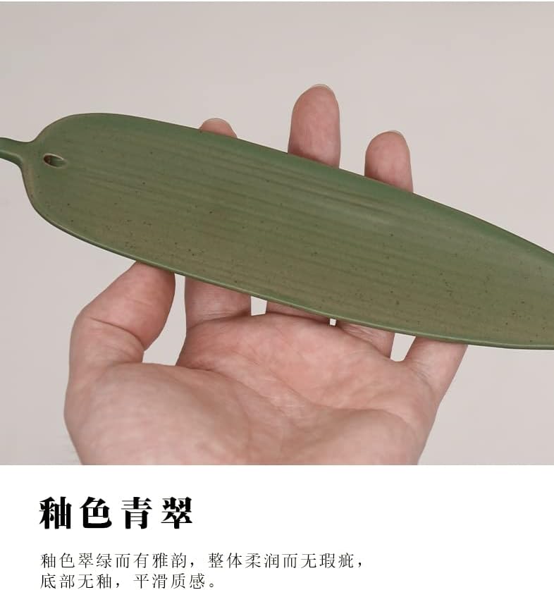 XIALON 8.6inch Creative Ceramic Incense Burner Tea Ceremony Home Ornaments Line Incense Holder