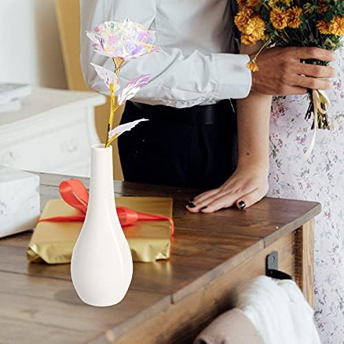 Gifts for Her,Artificial Flower Rose Gift,Rainbow Rose Flower Present with Vase Luxury Gift Box Great Gift Idea for Women,Mom Gifts,Valentine,Thanksgiving Day, Christmas, Birthday, Anniversary