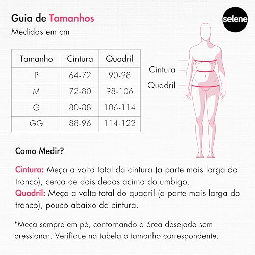 Selene Calça Legging Academia Fitness Cintura Alta Feminina Microfibra Poliamida Sem Costura Zero Tr
