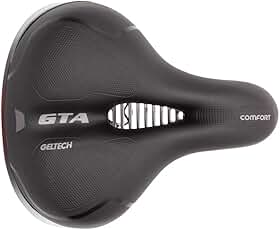 Banco Selim De Bicicleta Gta Comfort Vazado Com Refletor