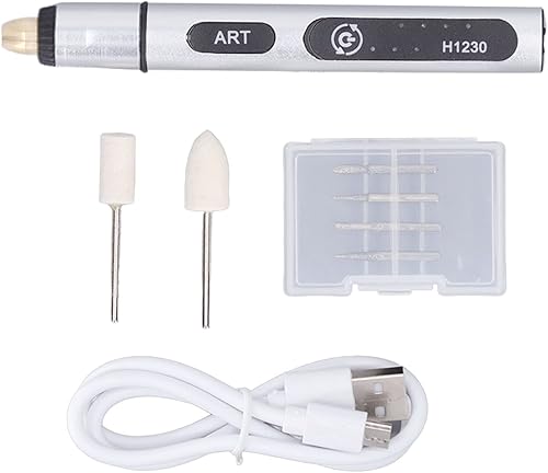 Mini Grinder Pen, 10W Cordless Rotary Pen Powerful Motor High Efficiency for Trimming