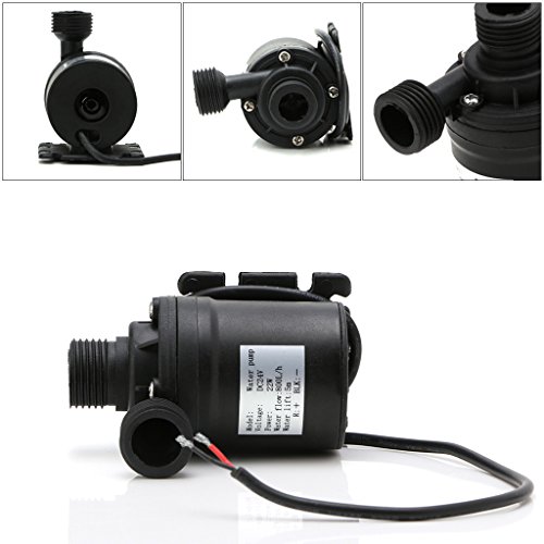 Amarzk 800L/H 5m DC 24V Solar Brushless Motor Water Circulation Water Pump