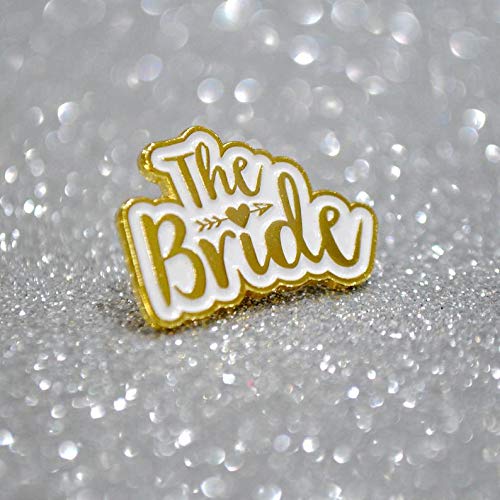 Festiko The Bride Brooch for Bachelorette Party/Hens Party/Bridal Shower Wearable/Bridal Shower Wearable (B0854LCTMX) Amazon Price History, Amazon Price Tracker