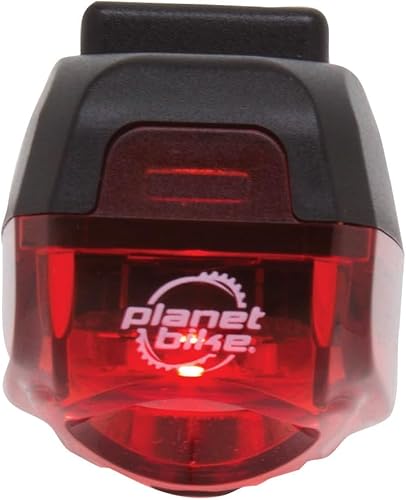 Miniatura 9 de Planet Bike Superflash 65R Luz trasera roja para bicicleta, recargable por USB, fácil de montar, luz trasera segura para uso múltiple (3096)