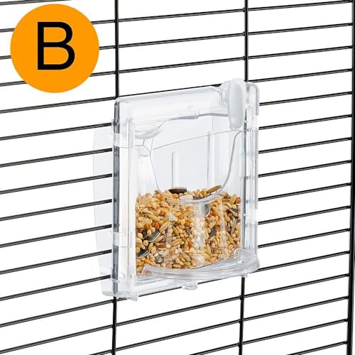 Image of Ferplast Palladio 3 Bird Cage, 49 x 30 x 64 cm, Black