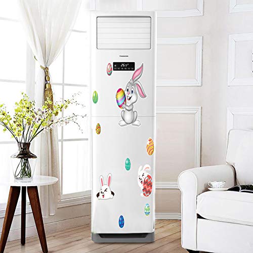 Yuehuam Easter Magnet Cute Egg Rabbit Fridge Magnetic Refrigerator Stickers Funny Bunny Magnet Holiday Magnets Decorations For Fridge, Door, Car, Garage, Kitchen, Office #TOP2