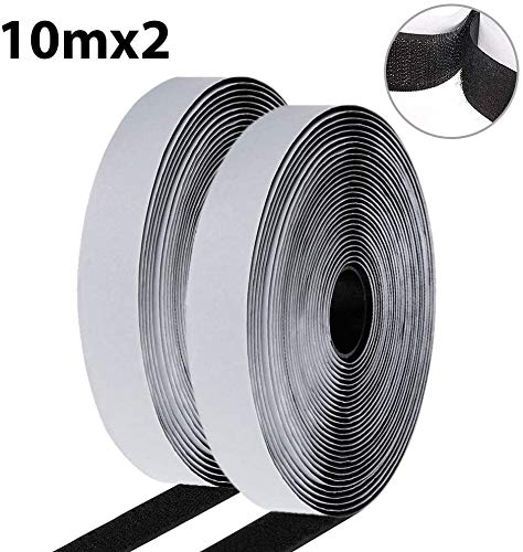 Nastro Adesivo Autoadesivo 20mm X 8m - Forte E Universale, Per Superfici Lisce, Nero - Foto 7