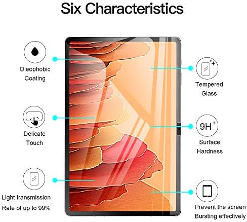 Benazcap [2 Pack] Screen Protector for Samsung Galaxy Tab A7, Easy Installation/Anti-Scratch/High Definition/9H Hardness Tempered Glass Screen Protector for Samsung Galaxy TAB A7 2020 10.4 Inch