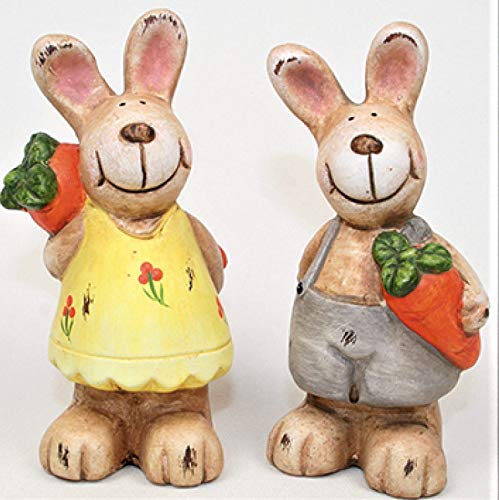 Osma-Werm GmbH - Conejo con Zanahoria (11,5 x 6 x 6,5 cm, 2 Unidades)