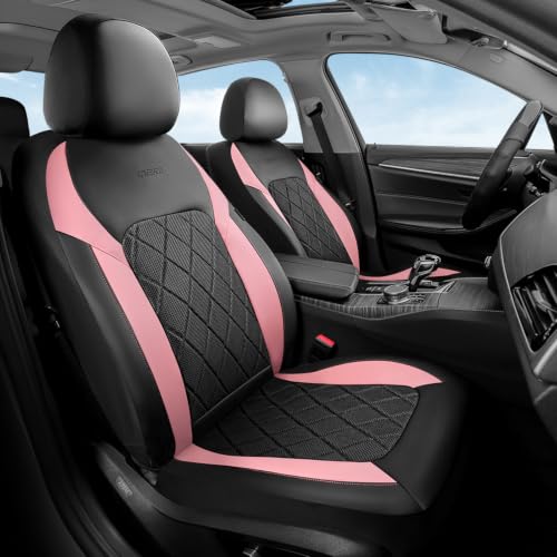 Image of Coverado Car Seat Covers, Front Seat Covers, 2 Front Automotive Seat Cover, Mesh Breathable Seat Protectors, Universal Fit for Most Cars