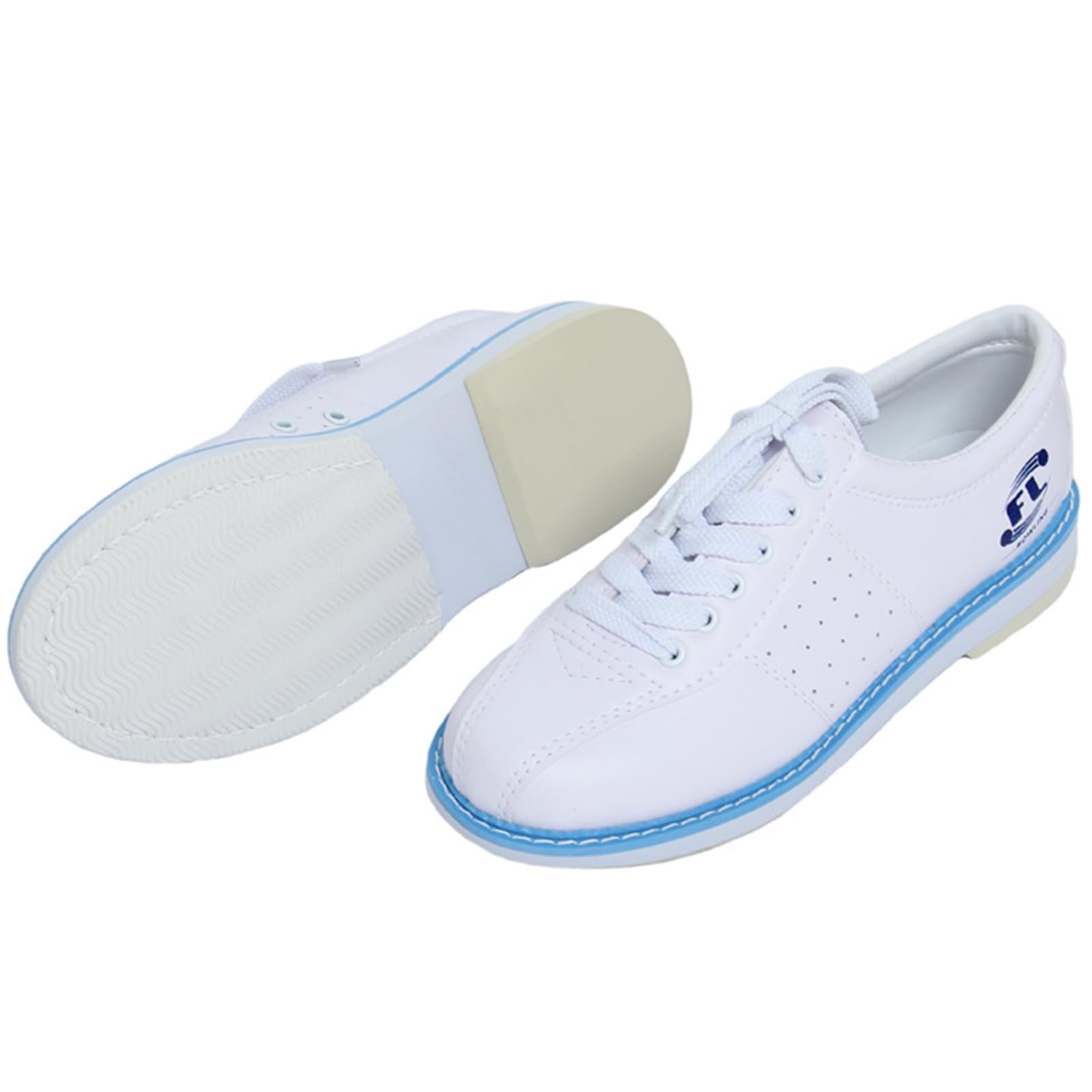 SDEQA Zapatos de Bolos para césped para Hombre, Zapatillas Bolos de Cuero Transpirable, Ligeros, Talla Grande