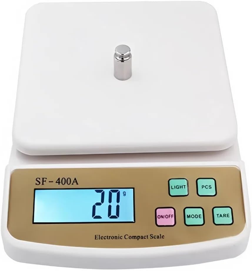 Vitafit Digital Weighing Machine for Food – Accurate Gripit Kitchen Scale for Home, Shop & Kitchen Use | Smart Food Weight Machine 10kg with LCD Display & Tare Function