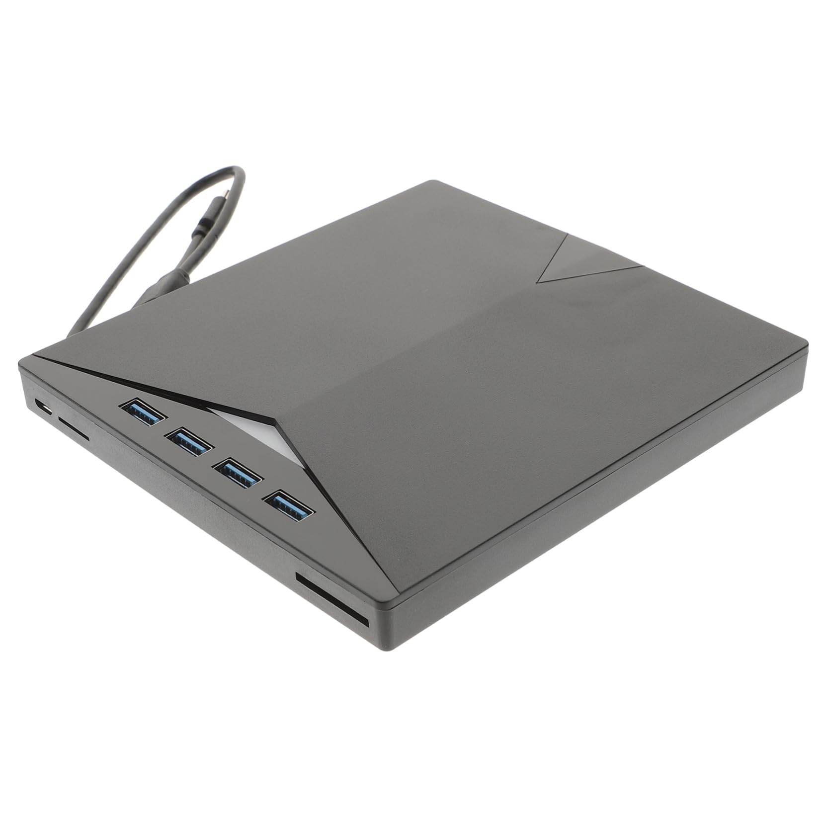 Portable USB External DVD CD Drive Burner with Anti-Slip Pad Silent Thin Lightweight Rewriter for Laptop Desktop Notebook One Multi-Function Optical Disc Writer and Reader-image-35