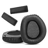 Upgrade Earpads Ohrpolster Protein Leder RS165 RS175 Ersatz kompatibel mit Sennheiser HDR165 HDR175 Wireless Headset Headband Memory Foam