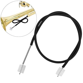 French Horn Cleaning Kit With Rope Brush,Horn Musical Instrument Clean