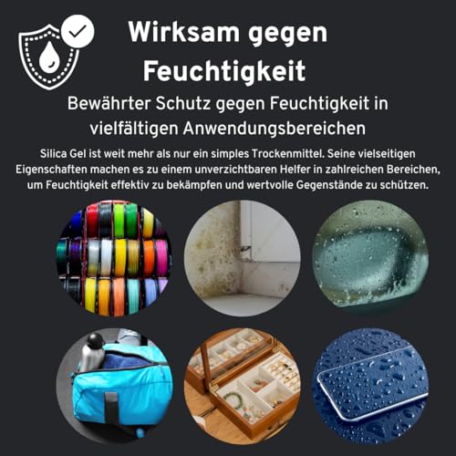 5 kg Silica Gel Orange Trockenmittel Indikator grün regenerierbar Entfeuchter (5 KG)