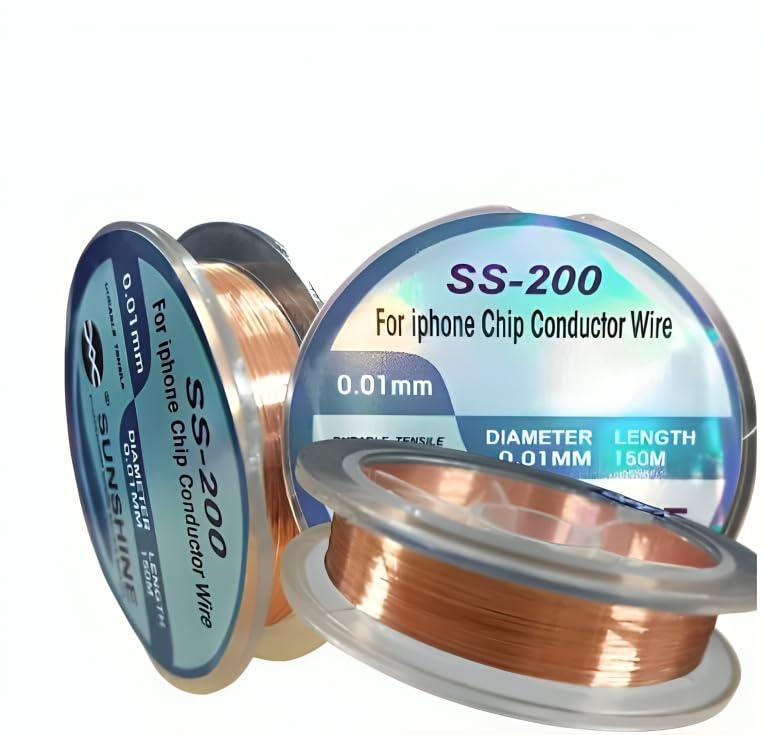SP Electron SUNSHINE SS-200 0.01MM 150M Soldering jumper Wire for iPhone Chip (Pack of 1) (B0DFVFC89P) Amazon Price History, Amazon Price Tracker