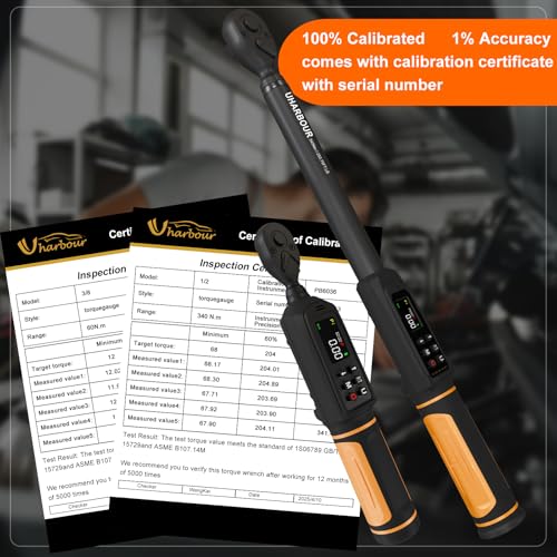 Uharbour Digital Torque Wrench Combo Kit
