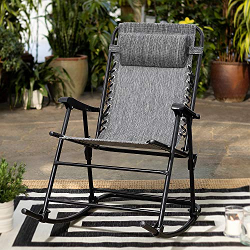 Flamaker Patio Rocking Chair Zero Gravity Chair Outdoor Folding Recliner Foldable Lounge Chair Outdoor Pool Chair For Patio, Poolside And Camping thumb #6