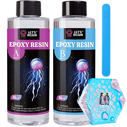 Buy LET'S RESIN Clear Epoxy Resin, 32 oz Super Clear Casting Resin